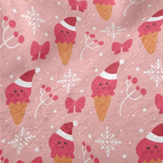 Butterfly Berry Ice Cream Minky
