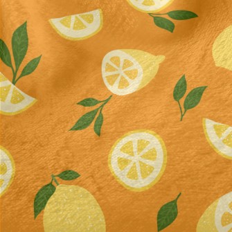 Fresh Lemon Slices Minky