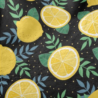 Fresh Lemon Slices Minky