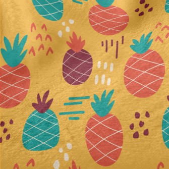Cartoon Cute Pineapple Minky