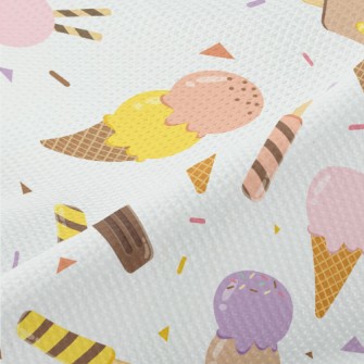 Three Balls Of Ice Cream Piqué