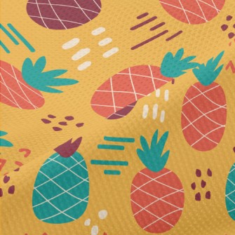 Cartoon Cute Pineapple Piqué