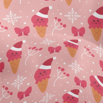 Butterfly Berry Ice Cream Lightweight Performance Linen