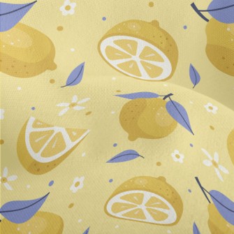 Floret Lemon Slices Lightweight Performance Linen