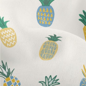 Pineapple Doodle Lightweight Performance Linen