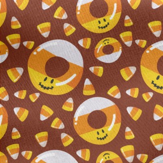 Tricolor Corn Candy Jersey Backed Fleece