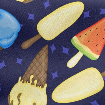 Watermelon Ice Vanilla Ice Jersey Backed Fleece