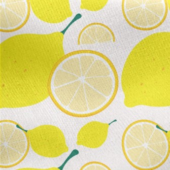 Juicy Lemon Jersey Backed Fleece