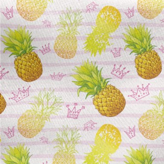 Crown Pineapple Jersey Backed Fleece