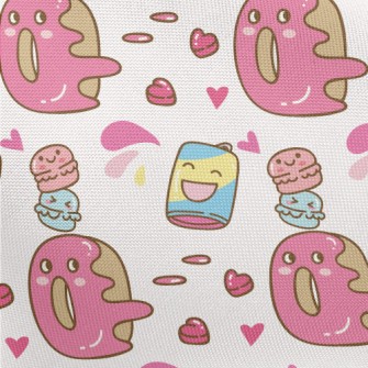 Funny Donut Macarons Pongee