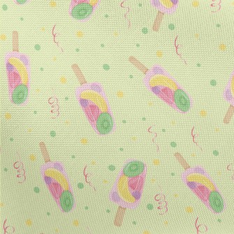 Transparent Fruit Popsicle Pongee