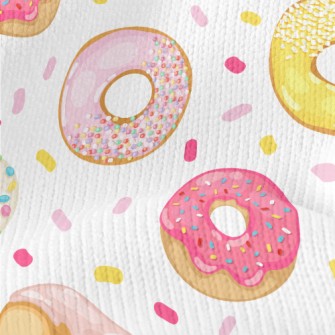 Strawberry Flavored Donuts Stretch Jersey