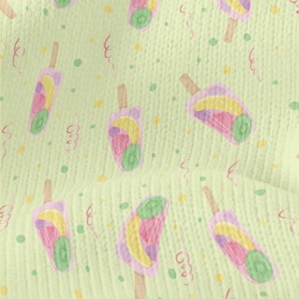 Transparent Fruit Popsicle Stretch Jersey