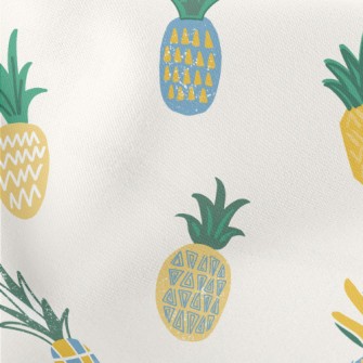 Pineapple Doodle Lightweight Cotton Poplin