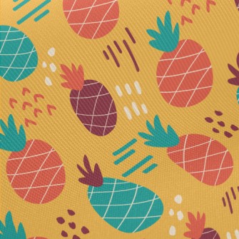 Cartoon Cute Pineapple Midweight Cotton Poplin