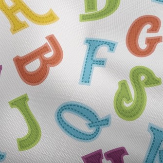 Colorful Dotted Line In Englis Dobby