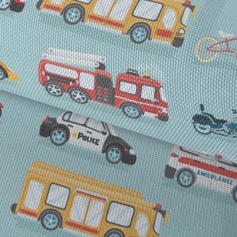Ambulance Police Car Fire Truc Waterproof Oxford