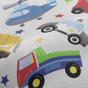 Colorful Cartoon Transportatio Performance Linen