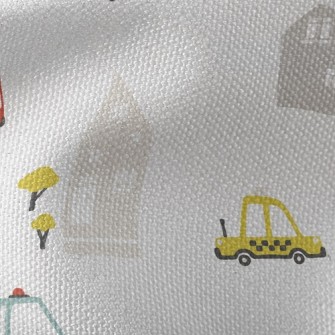 Mini Car City Waterproof Canvas