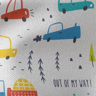 Heavy Traffic Cars Waterproof Canvas