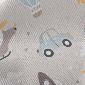 Helicopter Hot Air Balloon Car Standard Corduroy