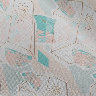 Irregular Strips Of Color Chiffon