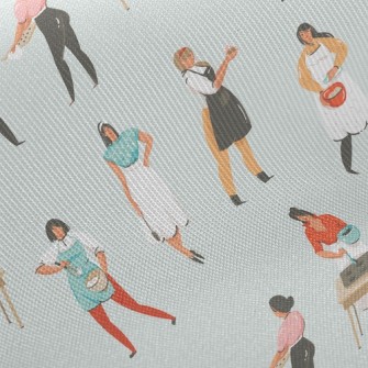 Woman Who Cooks Seriously Twill