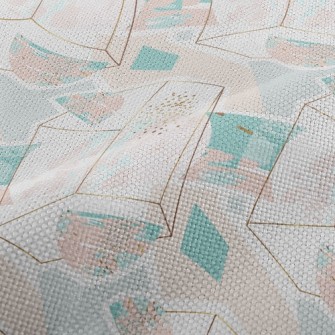 Irregular Strips Of Color Performance Linen