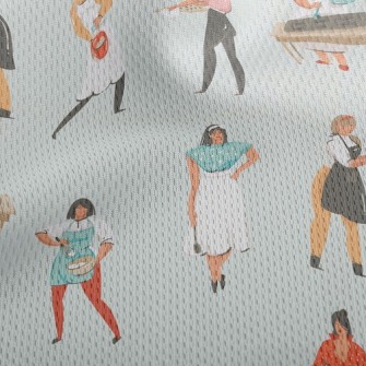 Woman Who Cooks Seriously Athletic Mesh Flat Back