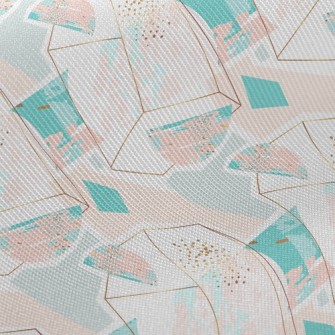 Irregular Strips Of Color Twill