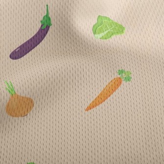 Delicious Vegetables Athletic Mesh Flat Back