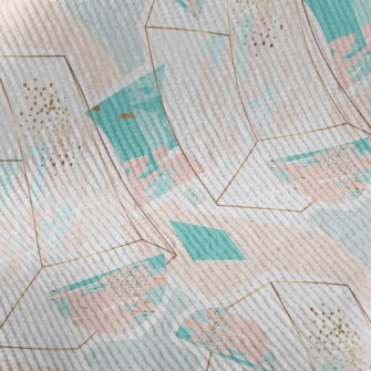 Irregular Strips Of Color Standard Corduroy