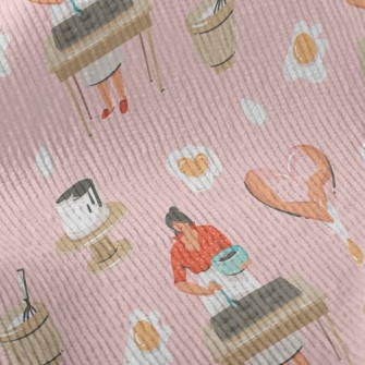 Woman Making Dessert With Hear Standard Corduroy