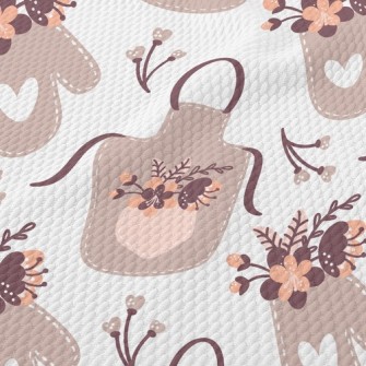 Beautiful Gardening Apron Birdseye Piqué