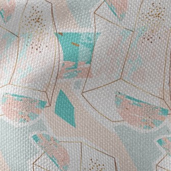 Irregular Strips Of Color Waterproof Canvas