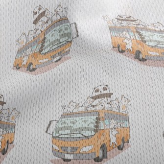 Panda Bus Athletic Mesh Flat Back