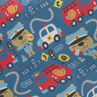 Little Bear Traffic Police Car Twill