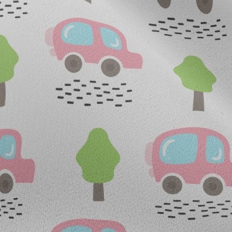 Lively Mercedes Car Chiffon