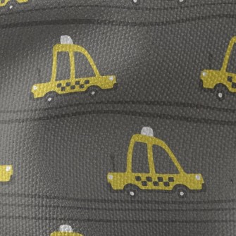 Cute American Taxi Waterproof Canvas
