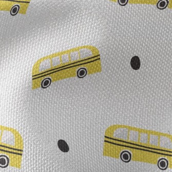 Lively Big School Bus Waterproof Canvas