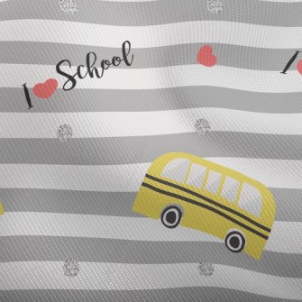 I Love The School Bus Dobby