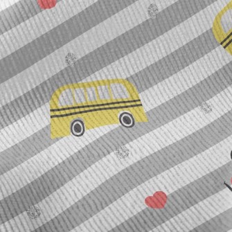 I Love The School Bus Standard Corduroy