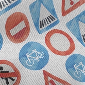 Watercolor Traffic Signal Standard Corduroy