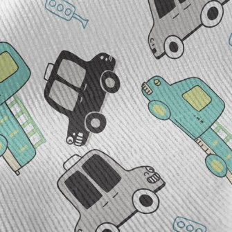 Busy Taxis And Trucks Standard Corduroy