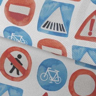 Watercolor Traffic Signal Waterproof Oxford