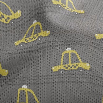 Cute American Taxi Athletic Mesh Flat Back