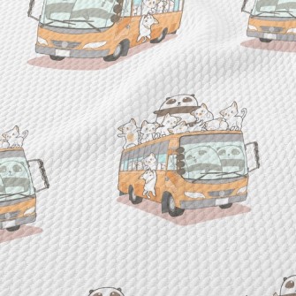 Panda Bus Birdseye Piqué