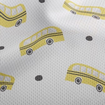 Lively Big School Bus Athletic Mesh Flat Back