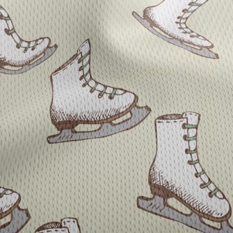 Professional Skate Boots Athletic Mesh Flat Back