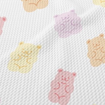 Cute Gummy Bears (cannot Be Op Birdseye Piqué